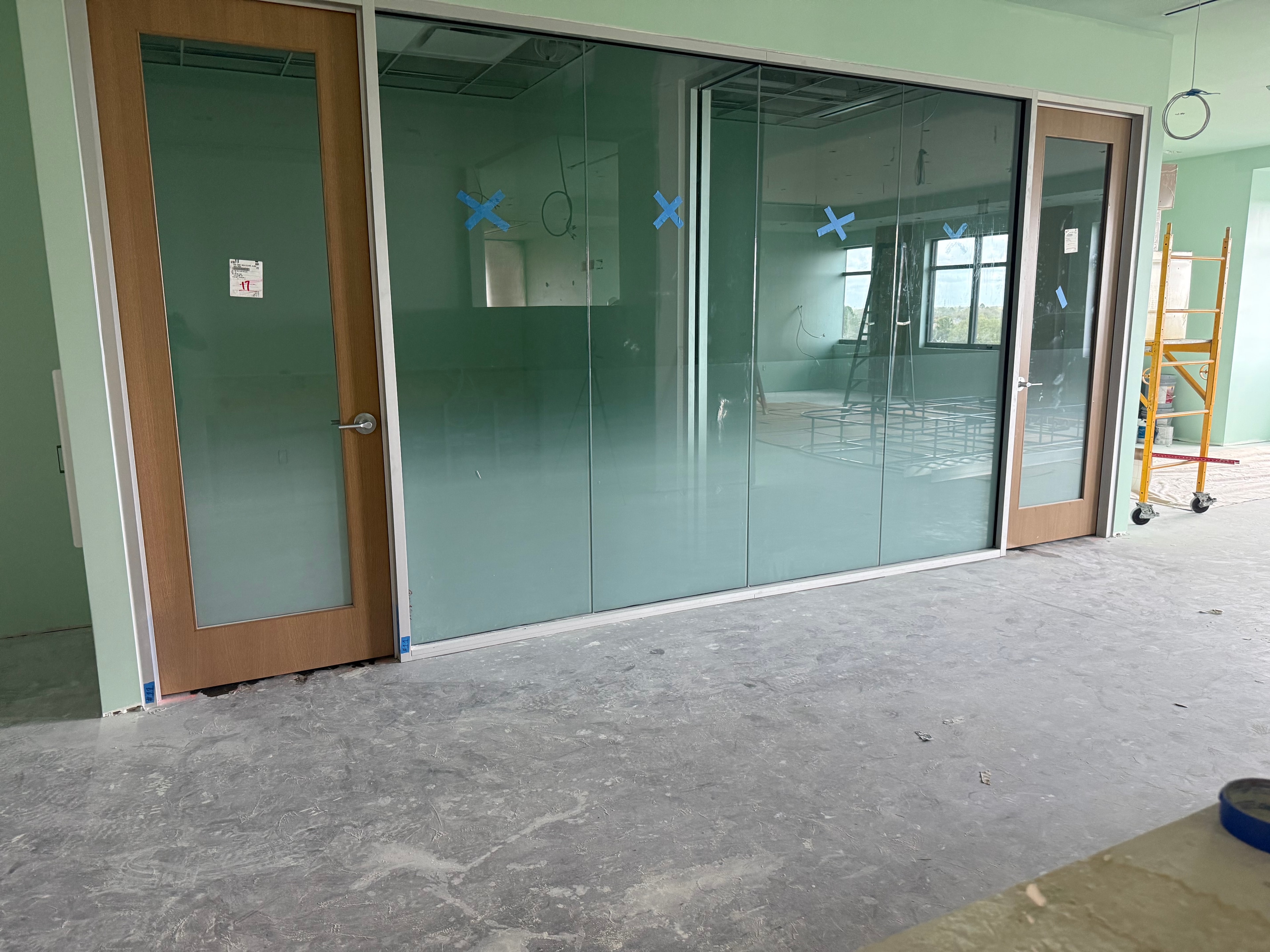 New Construction — Frosted Interior Film
